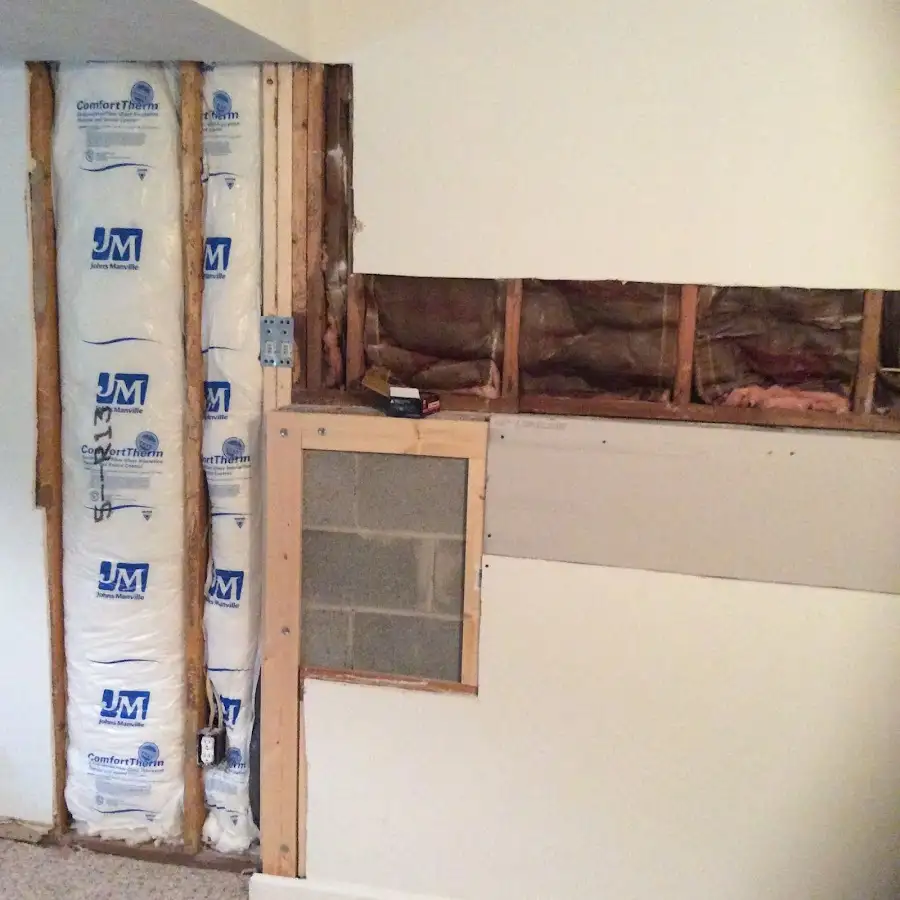 Wall insulation replacement during Odor Removal & Deodorization in Greenbrier